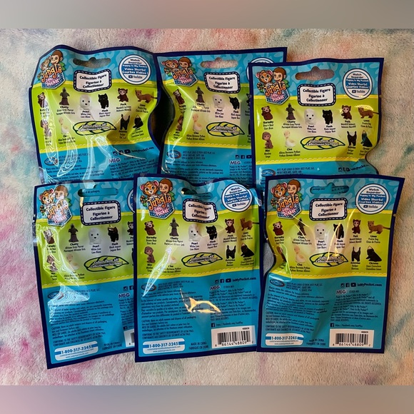 RARE 6 Jungle in my Pocket Series 2 NIB - Picture 2 of 4